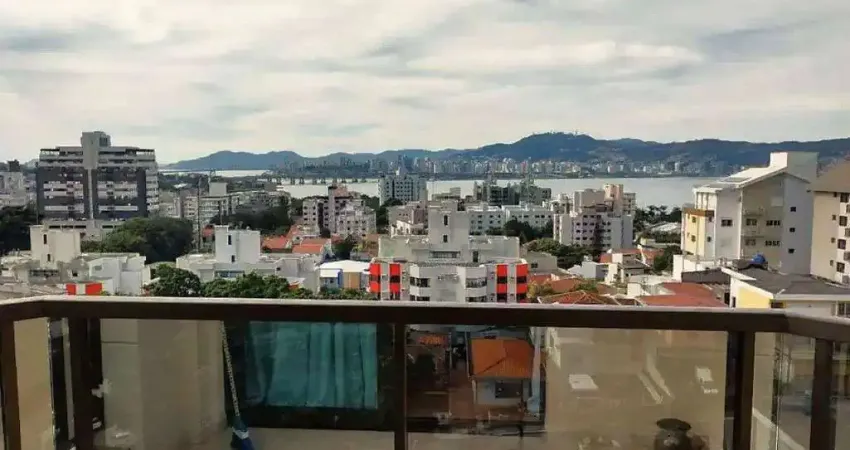 Apartamento com 3 quartos à venda em florianópolis! semi mobiliado, sacada com vista mar e 1 vaga - bairro coqueiros.