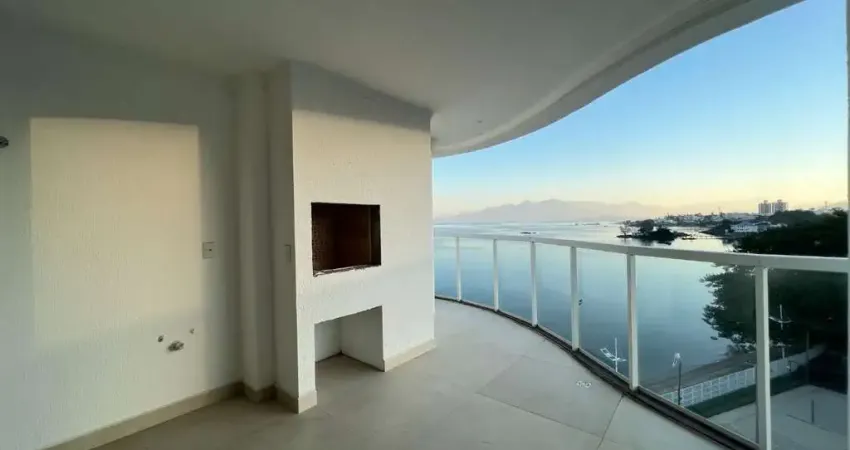 Vista mar, 4 suítes, 3 vagas, 1 vaga náutica em coqueiros - á venda em florianópolis