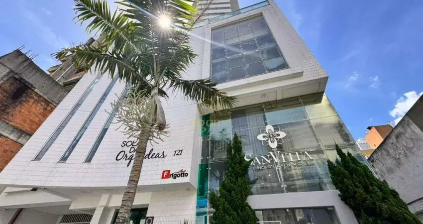 Apartamento mobiliado para locação no centro de itajaí 1 suíte + 2 dormitórios