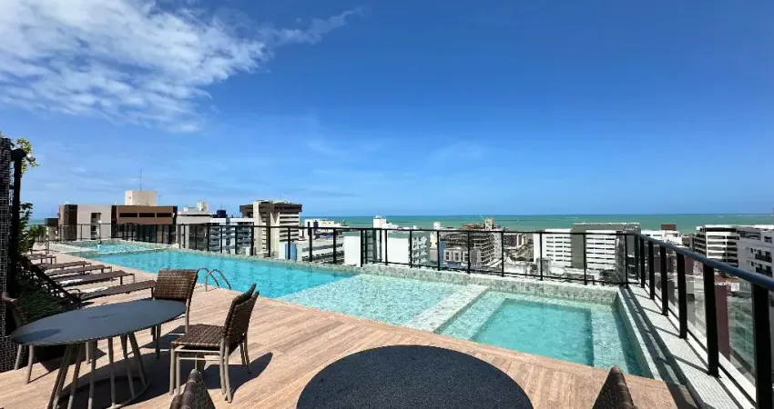 Flat a venda porteira fechada rentabilizando, tambaú, joao pessoa/pb