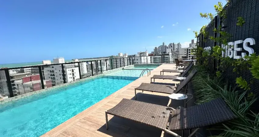 Flat a venda porteira fechada rentabilizando, tambaú, joao pessoa/pb