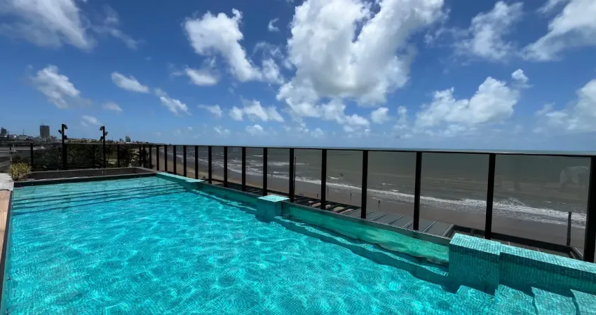 Flat a beira mar rentabilizando, porteira fechada, jardim oceania - joão pessoa/pb