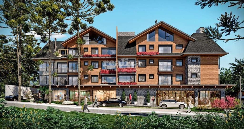 Apartamento à venda na Av. das Hortências, Centro, Gramado