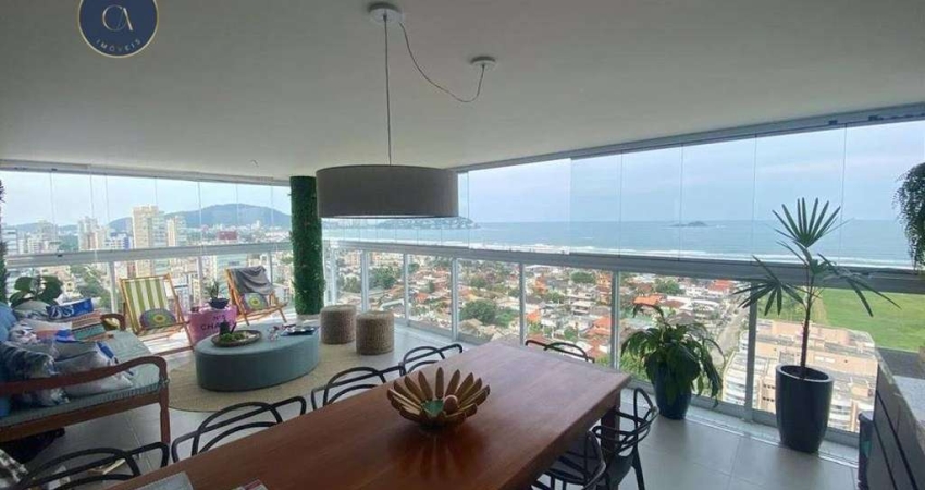 Apartamento com 3 dormitórios à venda, 110 m² - Balneário Cidade Atlântica - Guarujá/SP