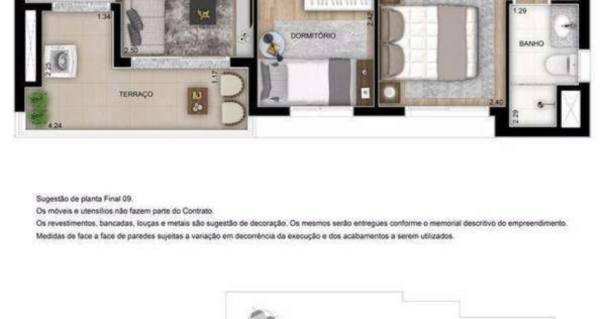 Apartamento Residencial à venda, Vila Anastácio, São Paulo - AP1294.