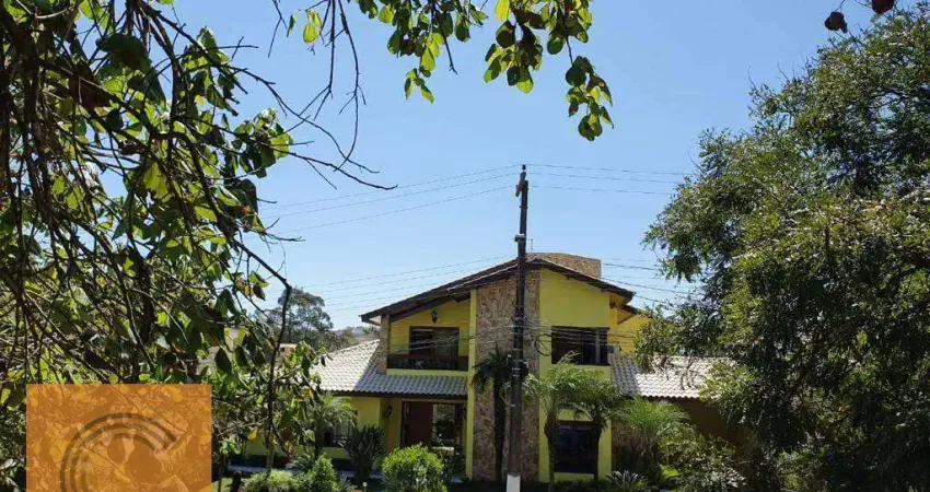 Casa com 4 dormitórios, 811 m² - venda por r$ 5.800.000,00 ou aluguel por r$ 32.400,00/mês - jardim fazenda rincao - aruja v - arujá/sp