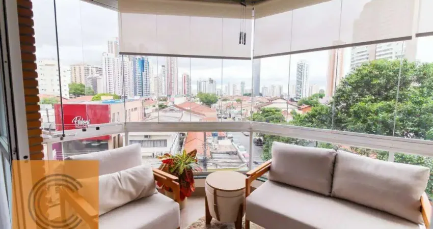 Apartamento 3 dormitórios, sendo 1 suíte master à venda, 147 m² por r$ 1.680.000 - tatuapé - são paulo/sp