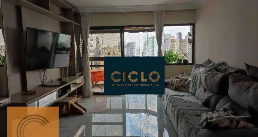 Apartamento com 3 dormitórios à venda, 125 m² por R$ 965.000,00 - Tatuapé - São Paulo/SP