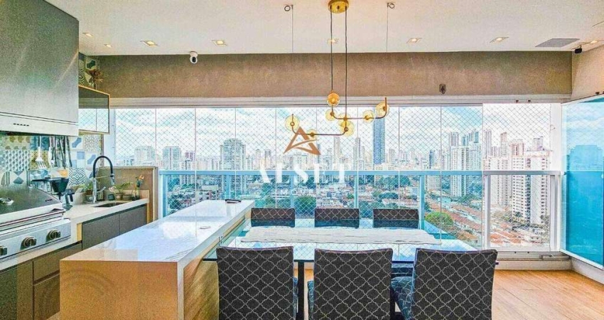 Apartamento varanda gourmet 3 dormitórios sendo 1 suíte à venda, 105 m² por R$ 1.699.000 - Tatuapé - São Paulo/SP