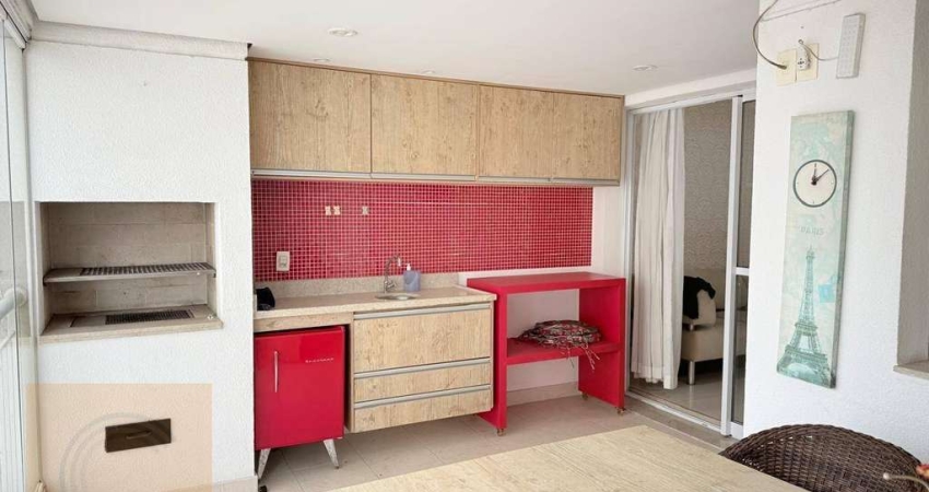 Apartamento com 3 dormitórios, 106 m² - venda por R$ 1.300.000,00 ou aluguel por R$ 7.930,00/mês - Tatuapé - São Paulo/SP