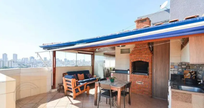 Cobertura com 3 dormitórios à venda, 127 m² por R$ 780.000,00 - Tatuapé - São Paulo/SP