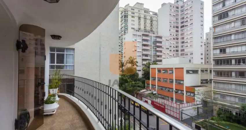 Apartamento a 2 quarteirões do shopping higienópolis, varanda, 4 dormitórios, 2 suítes e 5 vagas.