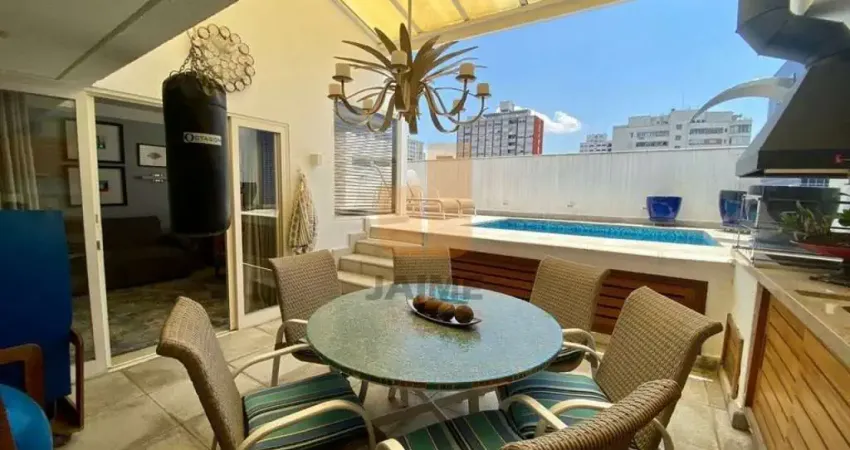 Cobertura duplex reformada e bem localizada, com 138 m2 e 1 vaga - higienópolis