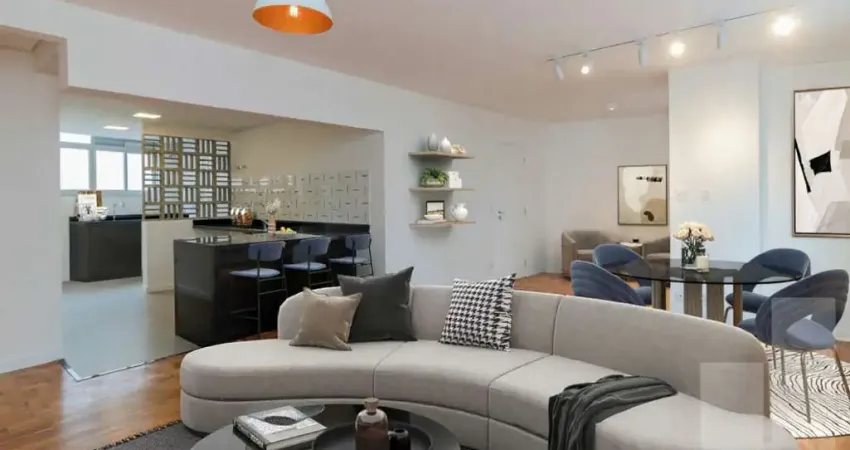 Uma pérola de 130,00 m² no coração de em higienópolis, em rua tranquila e arborizada