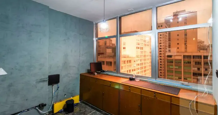 Sala comercial com 30 m2 e 1 vaga, em ótima localização de higienópolis.