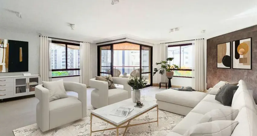 Apartamento de 240 m² com luz natural, planta generosa e privacidade total na melhor região