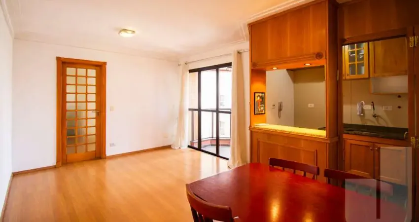 Apartamento próximo ao shopping com 01 dormitório e 01 vaga, 47 m2 - higienópolis