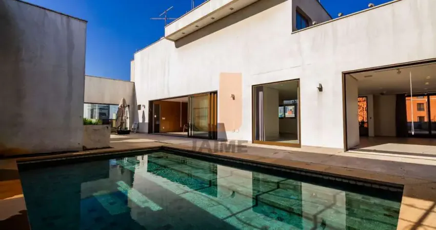 Cobertura duplex reformada vista p/ pacaembu, 4 suítes 6 vagas 611m² area util - piscina