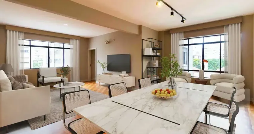 Apartamento com 154m2, 3 dormitórios sendo 1 suíte, 2 vagas de garagem, recém reformado.