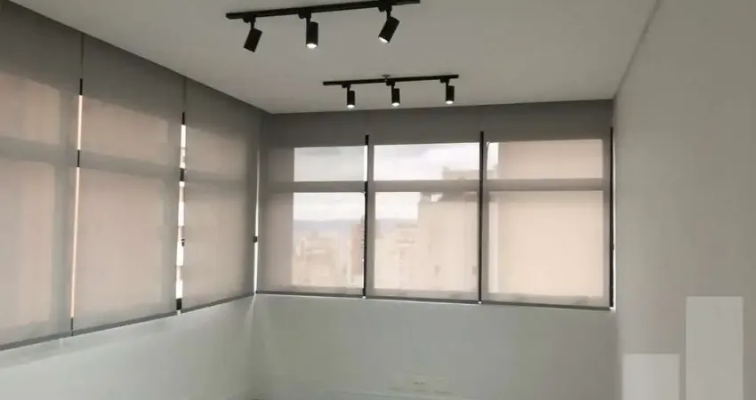 Conjunto comercial com 37 m2, 1 sala 2 ambientes com ar condicionado e recepção - perdizes