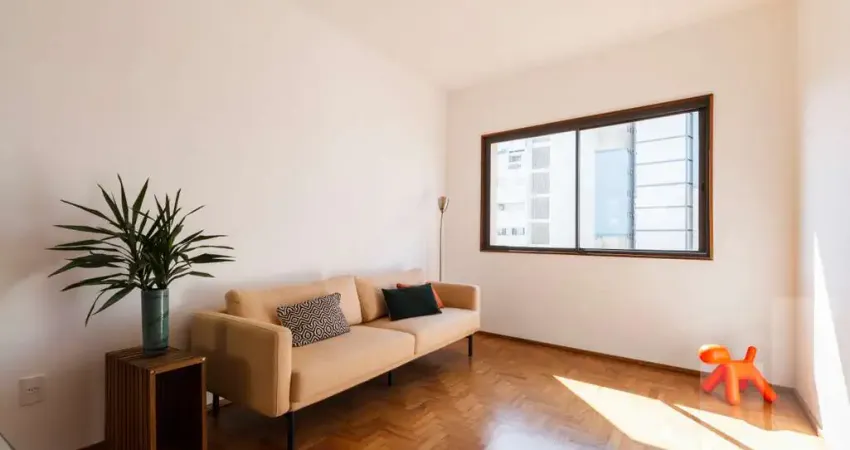 Apartamento reformado, 1 dormitório, 48 m2 bem distribuídos - consolação