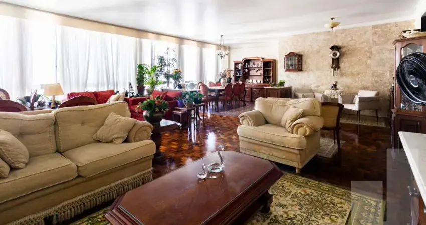 Apartamento com 4 dormitórios sendo 3 suítes e 5 vagas, 277 m2 bem distribuídos - higienópolis