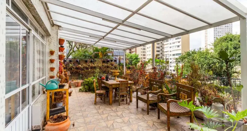 Garden de 220?m² em higienópolis: clima de casa, com luxo e segurança de condomínio.