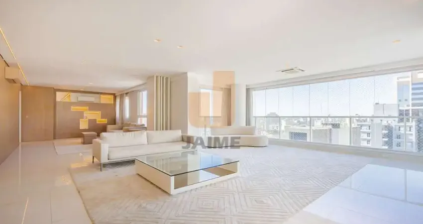 Apartamento com 260 m2, 3 suítes e quatro vagas, excelente localização em higienópolis.