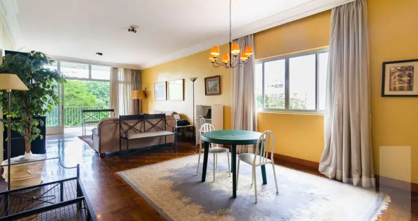 Apartamento com varanda, vista para praça buenos aires, 3 dormitórios 1 suíte  1 vaga - higienópolis