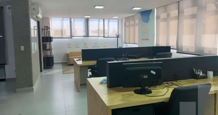 Conjunto comercial com 1 sala 1 vaga em higienópolis. mobiliado