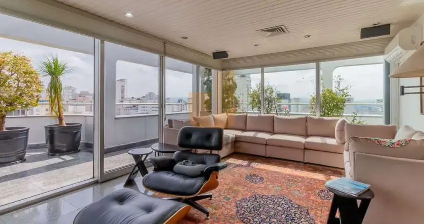 Cobertura dluplex com 3 dormitórios sendo 3 suítes e 6 vagas em área nobre de higienópolis