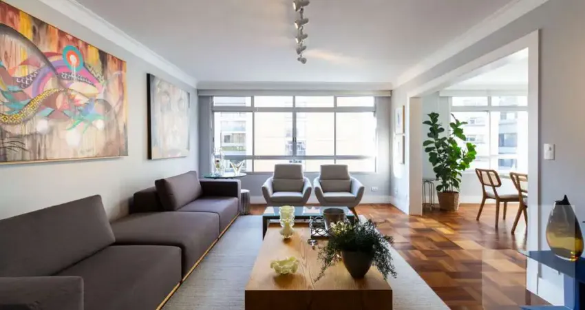 Apartamento com 3 dormitórios 4 banheiros 2 vagas em higienópolis
