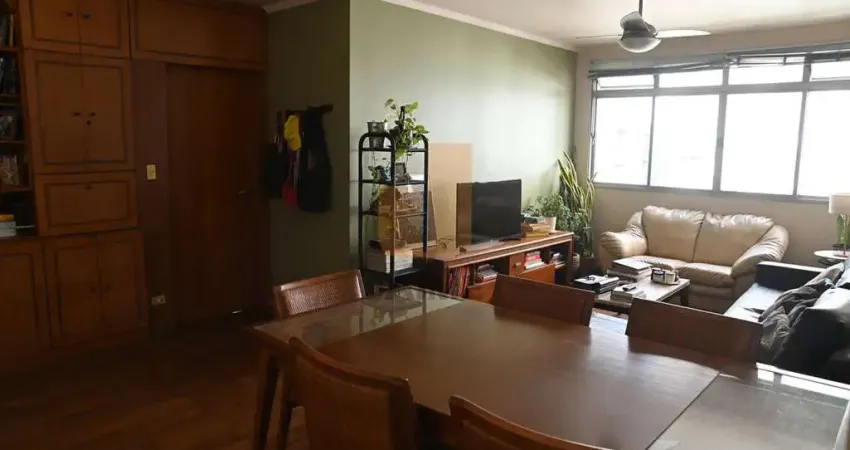 Apartamento reformado, 100 m2 bem distribuídos com 02 dormitórios e 01 vaga - higienópolis