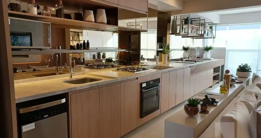 2 dormitorios sendo 2 suites 3 banheiros sala 2 ambientes 2 vagas.