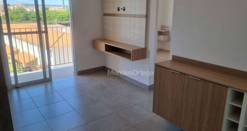 Apartamento com 2 dormitórios para alugar, 47 m² por R$ 2.480,00/mês - Vossoroca - Votorantim/SP