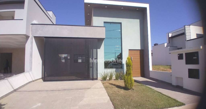 Casa nova térrea com 135m² no Condomínio Villagio Wanel com 3 dormitórios (suíte) e demais dependências por apenas R$ 850.000