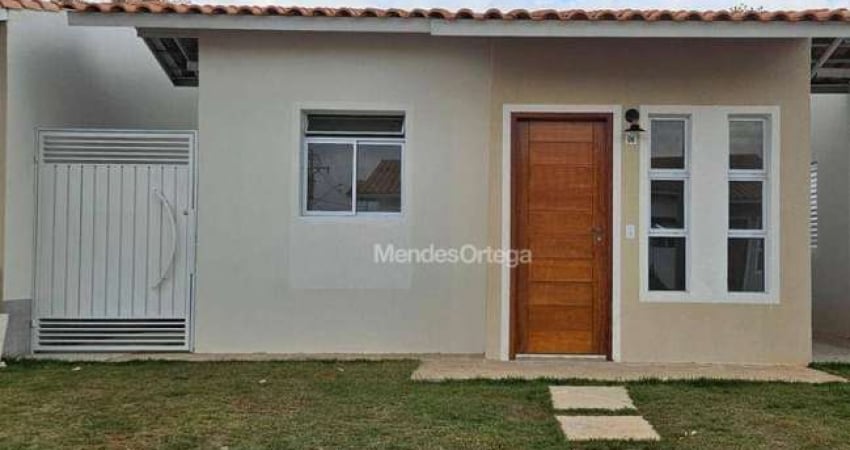 Casa com 2 dormitórios para alugar, 48 m² por R$ 1.911,00/ano - Quintais do Imperador - Sorocaba/SP
