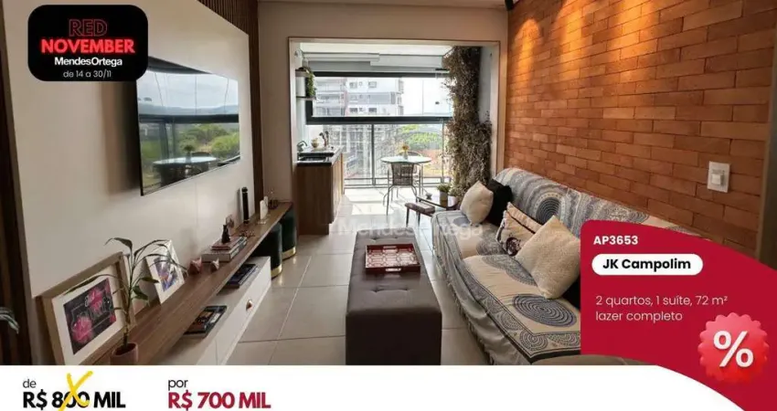 Apartamento com 2 dormitórios à venda, 72 m² por r$ 800.000,00 - parque campolim - votorantim/sp