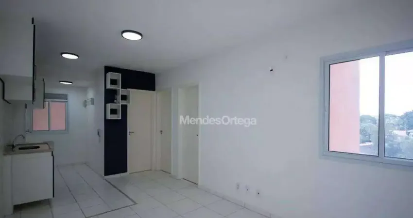Apartamento com 2 dormitórios para alugar, 45 m² por r$ 1.905,00/ano - residencial olga park - sorocaba/sp