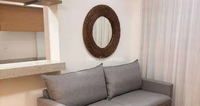 Apartamento com 1 dormitório para alugar, 37 m² por r$ 4.201,00/mês - parque campolim - sorocaba/sp