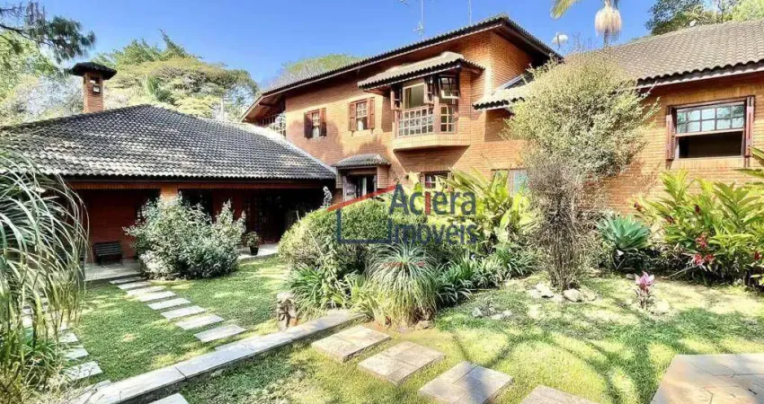 GRANJA VIANNA – MIOLO - CASA ESPETACULAR COM 5 SUITES, CASA HÓSPEDES E LAZER