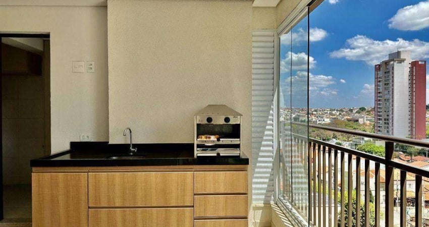 Apartamento com 3 quartos/dormitórios para alugar, 104 m² por R$ 5.784/mês - Vila Almeida - Indaiatuba/SP