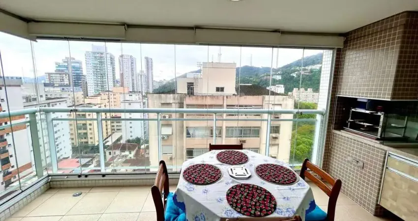 Apartamento à venda em Santos-SP, bairro José Menino! 3 quartos,lazer completo