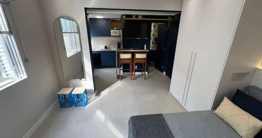 Apartamento Residencial 1 Quarto com Vista Mar em Santos (José Menino) — Financiamento Disponível