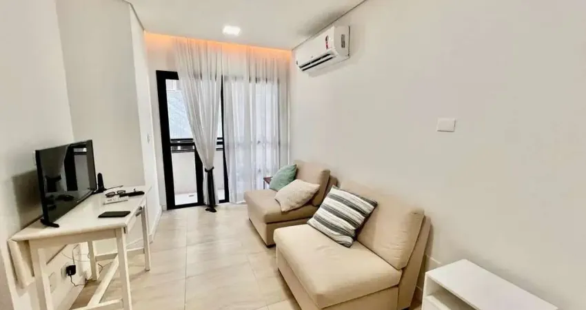 Apartamento à venda em Santos-SP, Bairro Pompéia: 1 quarto, 1 sala, 1 banheiro, 1 vaga de garagem, 48,00 m² de área.