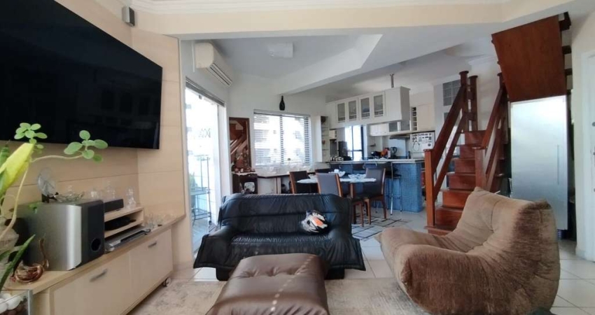 Apartamento de luxo à venda na Ponta da Praia em Santos-SP: 1 quarto, 1 suíte, 2 salas, 1 banheiro, 1 vaga de garagem e 86m².