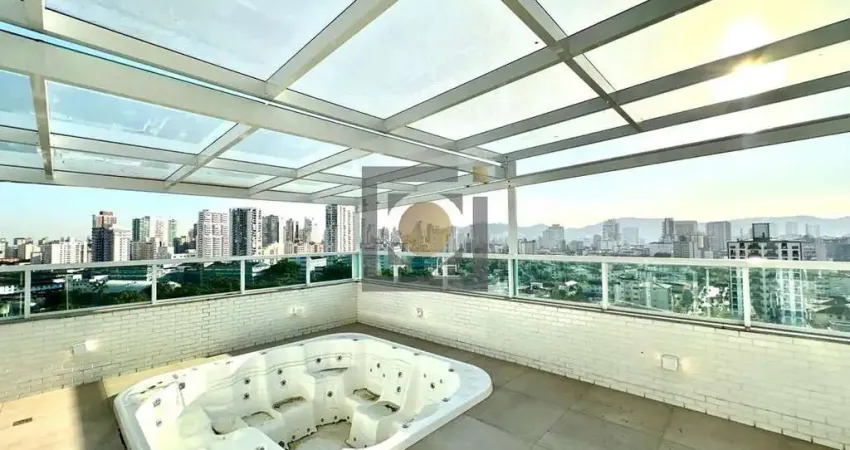 Cobertura com 3 quartos para alugar na Rua Professor Torres Homem, 121, Embaré, Santos