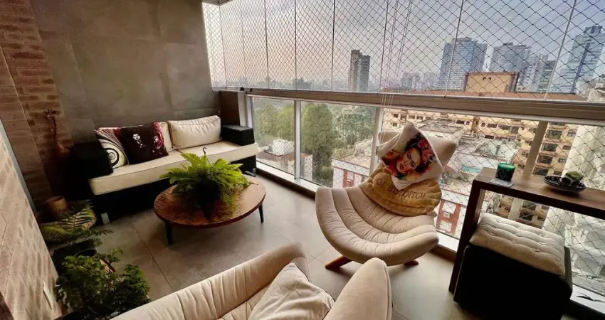 APARTAMENTO À VENDA EM SANTOS-SP, NO EMBARÉ: 4 QUARTOS, 3 SUÍTES, VISTA MAR E LAZER COMPLETO!