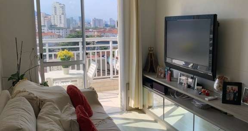 Apartamento à venda em Santos-SP, Marapé: 2 quartos, 1 suíte, sala, 2 banheiros, 1 vaga de garagem, 64m². Imperdível!