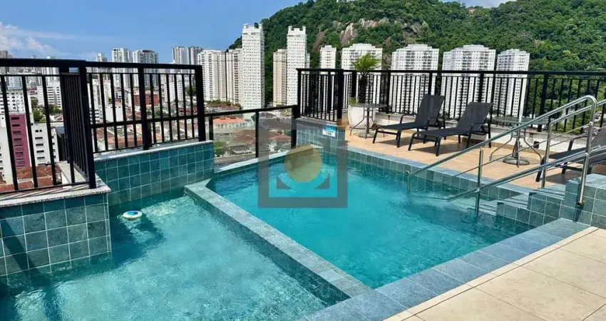 Apartamento com 1 quarto à venda na Rua Doutor Carvalho de Mendonça, 686, Vila Belmiro, Santos